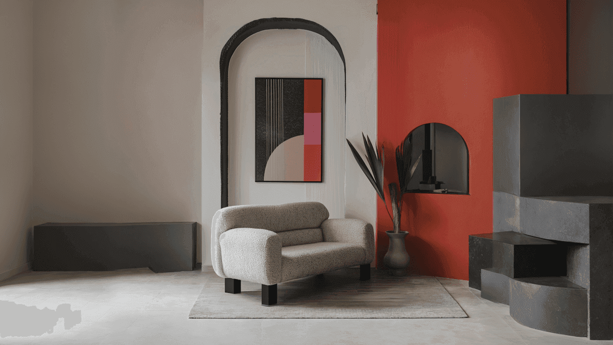 Minimal interior scene
